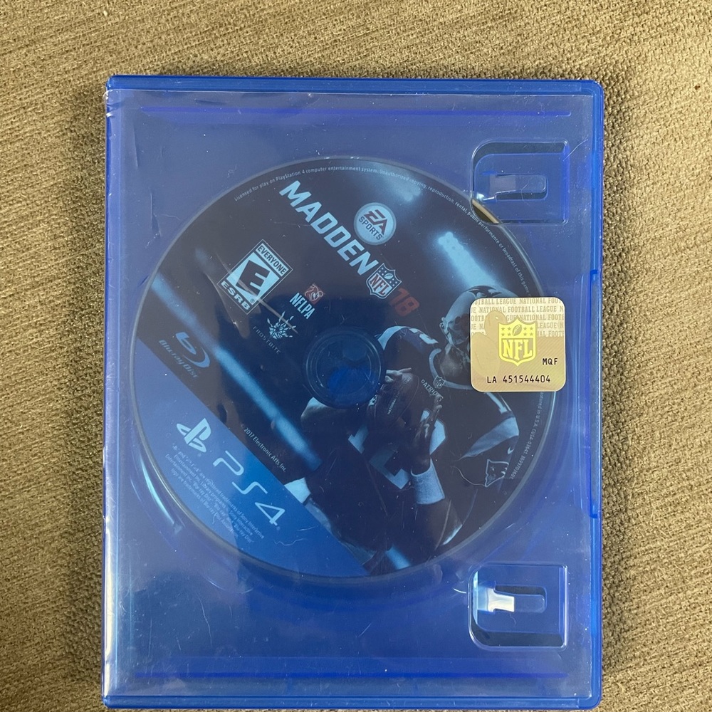 Madden ‘18 PlayStation 4 Video Game!